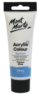 Mont Marte Signature Titanium Acrylic Color Paint - 75 mL Various Colors New