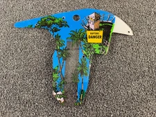 Data East Jurassic Park Pinball Machine Playfield Plastic Raptors ORIGINAL