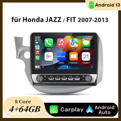Für Honda FIT JAZZ 07-14 10.1'' Android 13 Autoradio CARPLAY GPS Navi DAB+ 4+64G