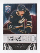 2009-10 Be a Player Signatures #SDV David Perron BLUES