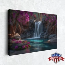 Garden of Falling Light Wall Art, Canvas Print for Home Decor, Wall Decor Poster