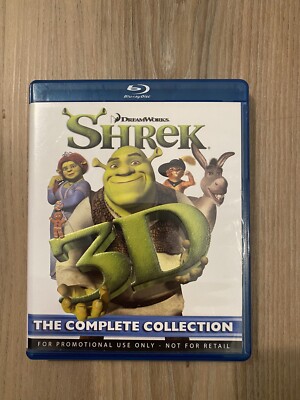 シュレックコンプリートコレクション 3Dブルーレイ4枚組 ドリームワークス海外版 シュレックコンプリートコレクション 3Dブルーレイ4枚組