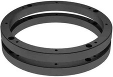 1 Pair 6.5" Plastic 1/2" Speaker Spacer Rings Subwoofer Custom Mounting Adapter