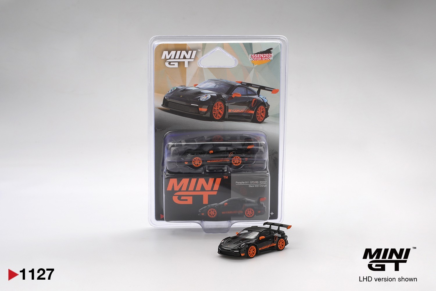 Mini GT Porsche 911 GT3 RS Weissach Essen Motor Show Exclusive 2025 992 #1127EMS