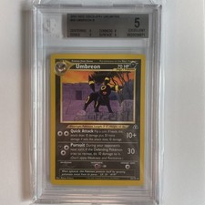 2001 POKEMON NEO DISCOVERY #32 UMBREON BGS 5 ( POP 1 ) on eBay