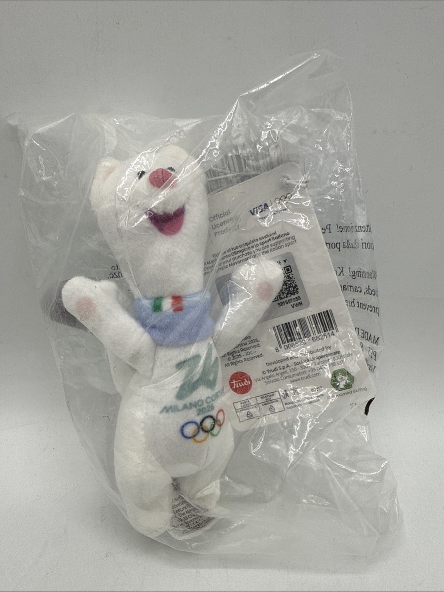 Milano Cortina Olympic 2026 Tina Mascot Plush Doll 13cm / 5” New