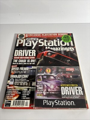 Playstation Official Magazine April 1999 Issue #44 Driver with Playable Demo CD