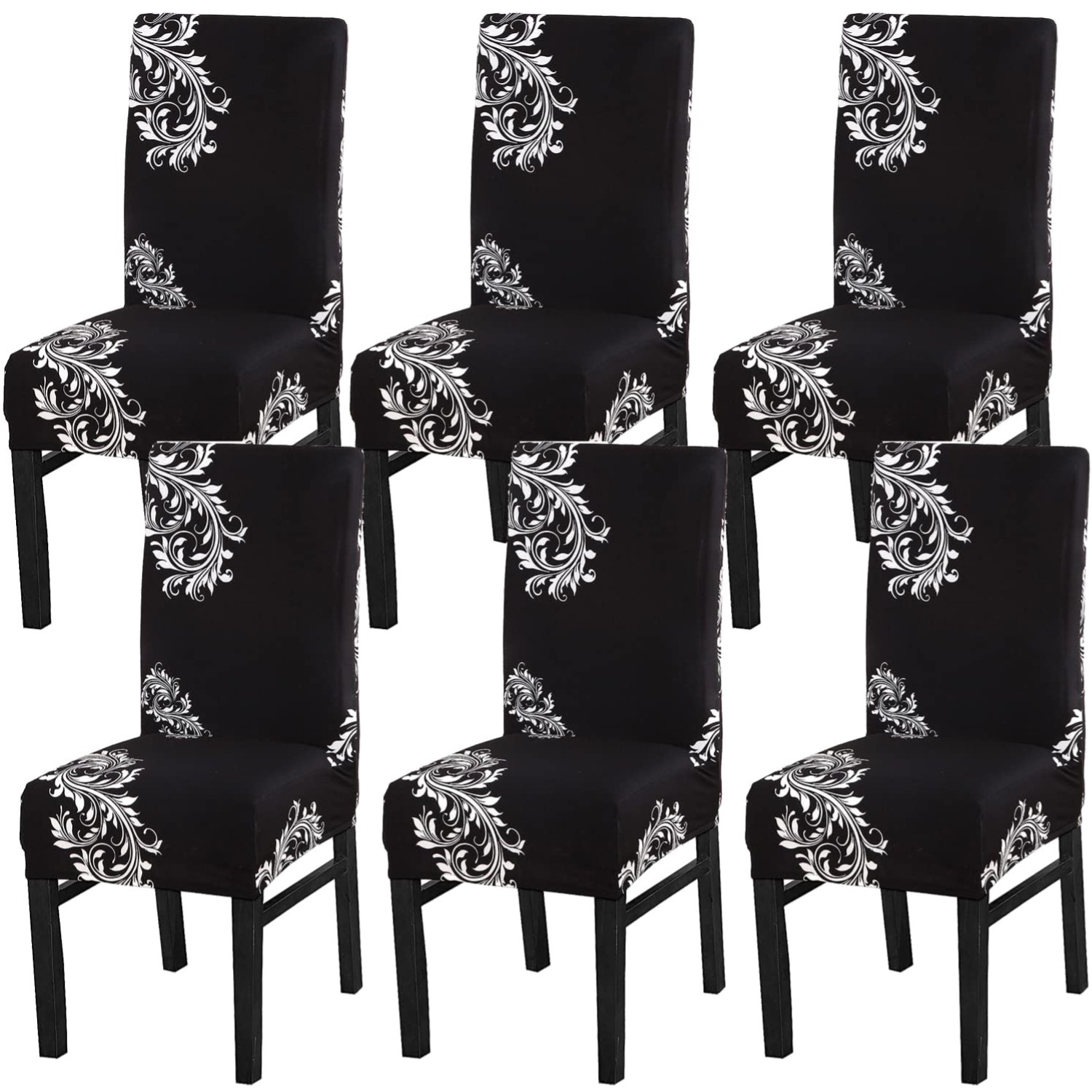 Covers For Dining Room Set Of 6 Pack Slipcovers High Back Ch