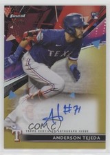 2021 Topps Finest Gold Refractor 31/50 Anderson Tejeda #FA-AT Auto v1x