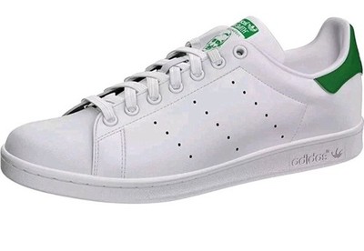 1972 Adidas Originals Stan Smith Shoes Sneakers White Green M20324 Men's Size 21