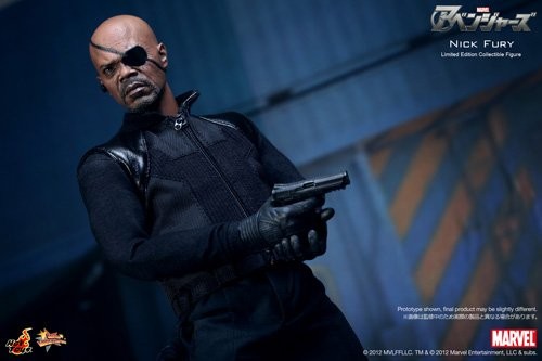 Movie Masterpiece Avengers Nick Fury 1/6 Scale Action Figure Hot Toys Japan - Picture 6 of 7