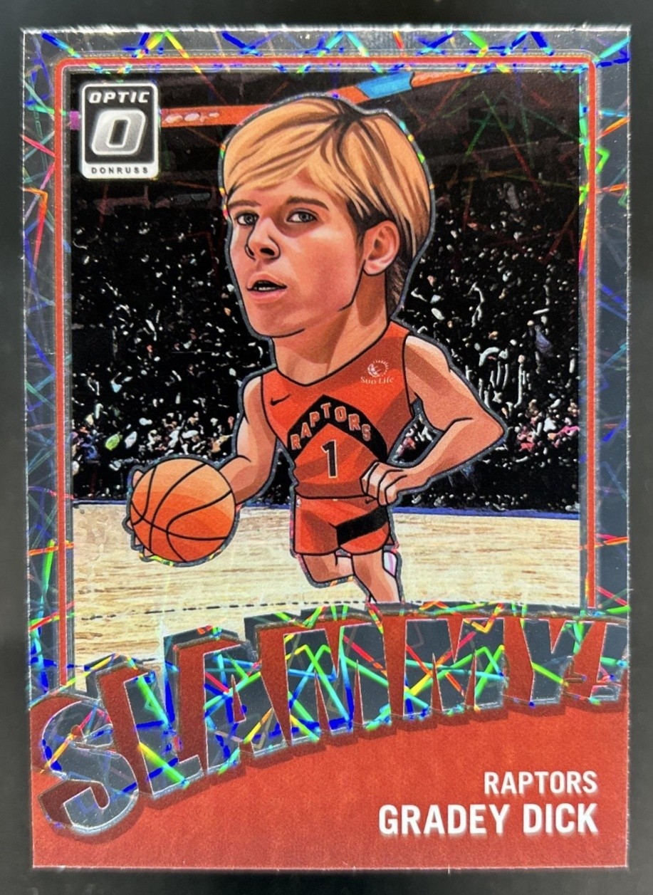 2023-24 Panini Donruss Optic Gradey Dick Slammy! SP Rookie RC #23 Raptors