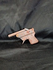 Vintage Swallow Tin Cap Gun Toy 1950s Double Barreled