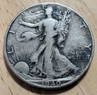 1940 P Walking Liberty Silver Half Dollar -  Item 22759