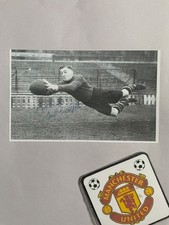 JACK CROMPTON SIGNED MANCHESTR UNITED PICTURE