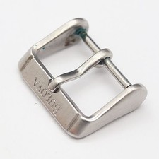 BULOVA Genuine Buckle Men's Wrist Watch Strap Band Parts Silver Color 18mm 4