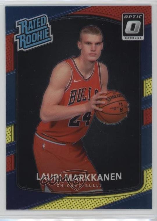 2017 Donruss Optic Rated Rookie Mega Box Red & Yellow Lauri Markkanen #159 0e5m