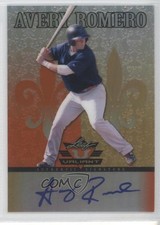 2012 Leaf Valiant Orange 76/99 Avery Romero #VA-AR2 Auto 0f8