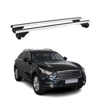 DachträGer FüR Infiniti QX70 2013-2021 GepäCkträGer GrundträGer Alu Grau 2X