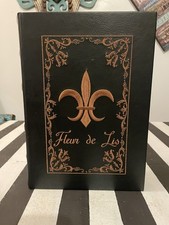 Oversized 15 Fleur de Lis Book Box - Embroide...