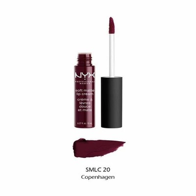NYX PROFESSIONAL MAKEUP SOFT MATTE LIP CREAM LIPSTICK COPENHAGEN 1ST ~  SEALED