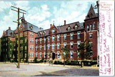 Vintage Postcard 1906 St. Michael's Hospital, Newark, New Jersey