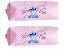 Pink Stitch Pencil Case for Kids Student Zipper Cartoon 1pcs