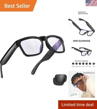 Sleek OhO Bluetooth Glasses: Hands-Free Calls, UV400  Polarized Lens Protection