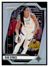 2024 Panini Prizm WNBA Silver Prizms 122 Kiah Stokes Las Vegas Aces