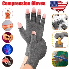 Arthritis Gloves, Carpal Tunnel, Tendonitis, Fingerless Hand Thumb Compression