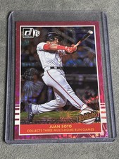 2019 Panini Donruss - Highlights Juan Soto #H8 Pink Firework