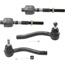 Tie Rod End Set For 2008-2010 Infiniti G37 09-19 Nissan 370Z Front Inner & Outer