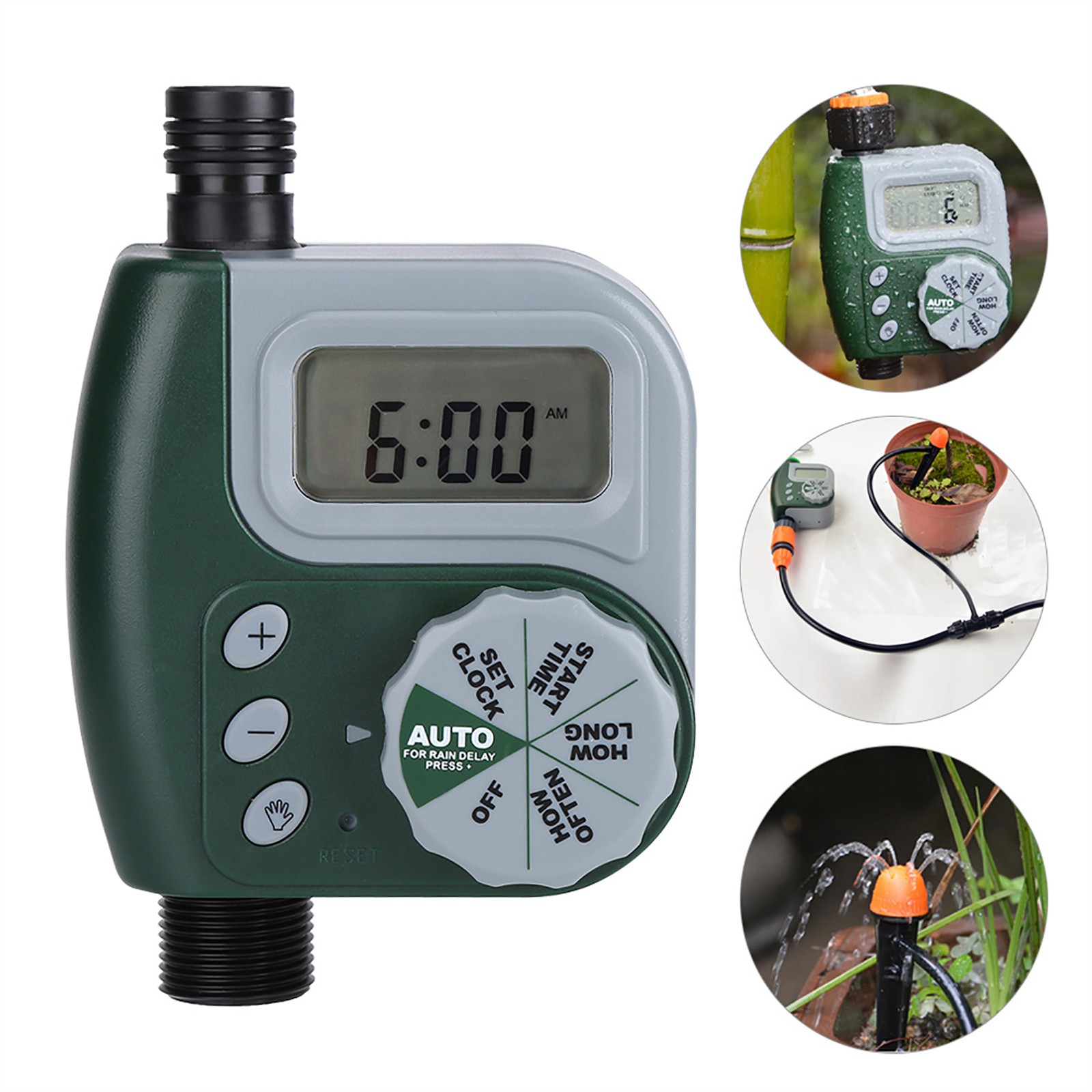 Automatic Water Timer Easy Setup For Garden Irrigation