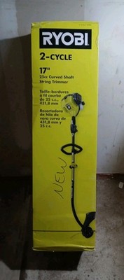 Ryobi 25cc 2-Cycle Full Crank Curved Shaft Gas String Trimmer - RY252CS - NEW!
