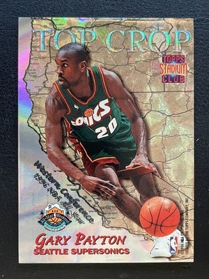 1996 Topps Stadium Club Top Crop #TC9 Michael Jordan Gary Payton