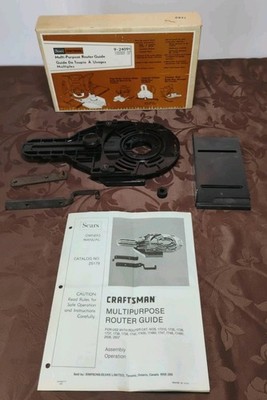 Vintage Sears Craftsman 9-24091 Multi-Purpose Router Guide Made In The USA