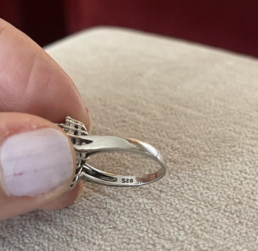 Stauer Signed Sterling Silver Ruby Cabochon  Ring… - image 9