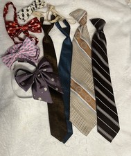 Lot Of Vintage Clip On  Bow Ties