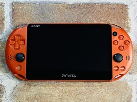 PS Vita PCH-2000 Metalic Red SONY  Japan Tested Charger 16GB Memory card