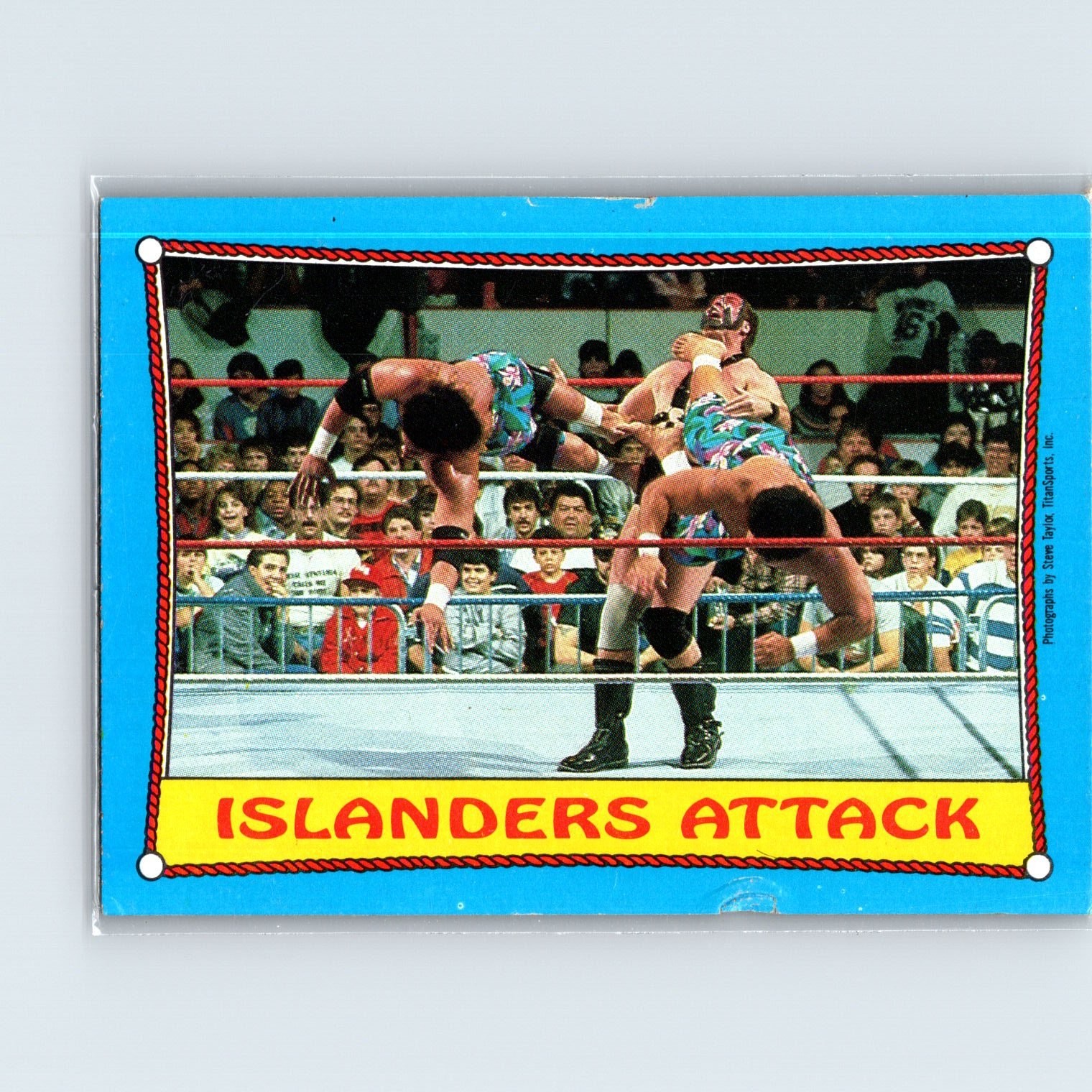 1987 Topps WWF Haku / Tama #30 Ringside Action The Islanders