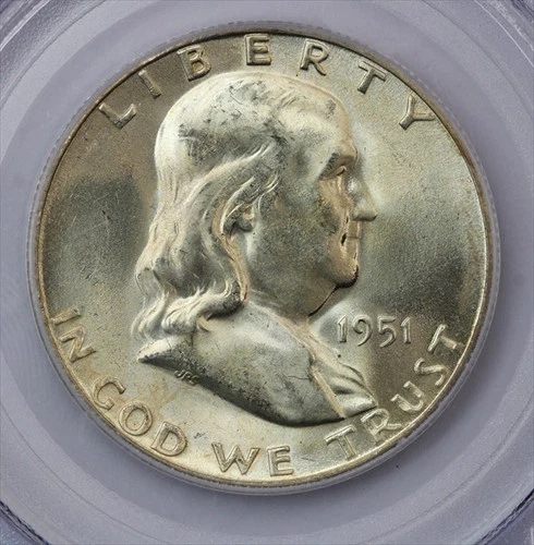 1951-S Franklin Half Dollar PCGS MS64