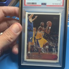 Topps 1996-97 Kobe Bryant Rookie #138 PSA 9 Los Angeles Lakers Basketball
