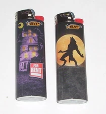 NEW 2025 BIC Halloween Official Full Size Cigarette Lighters Lot of 2