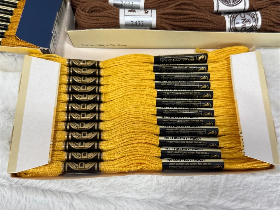 Lot Of Vintage NOS Boxes DMC Mouline Special 25 & Retors Mat embroidery thread - Image 2 of 4