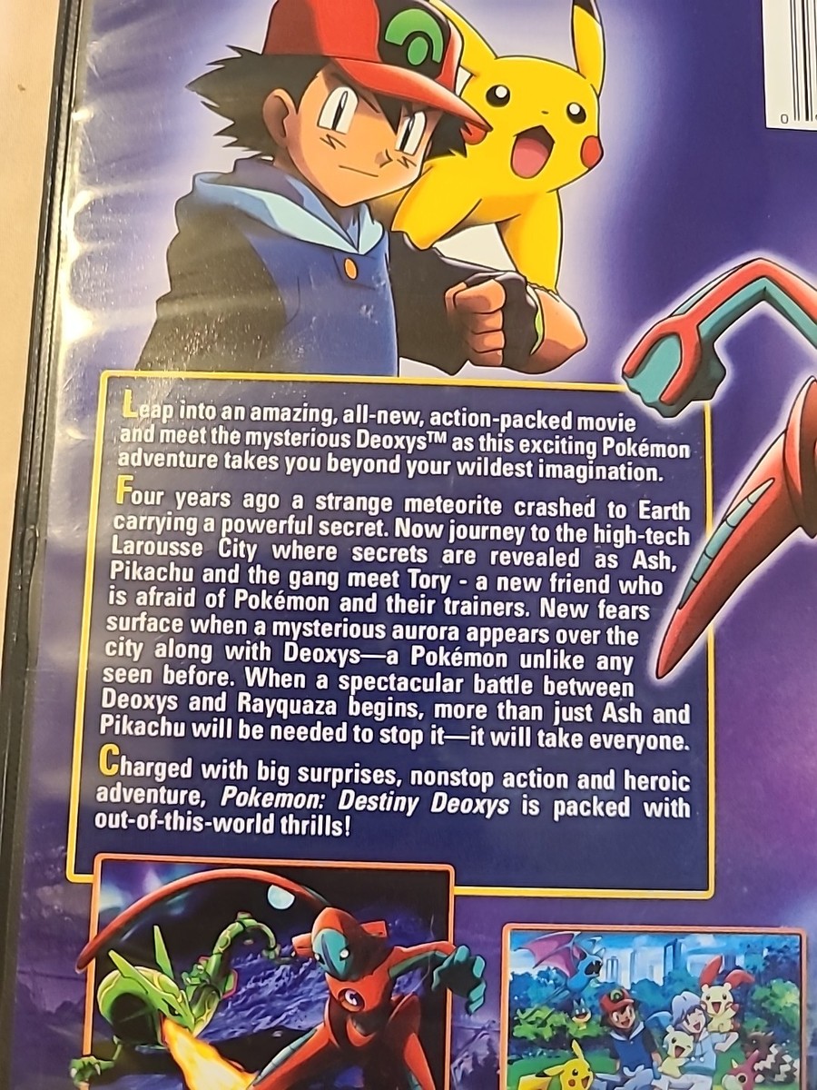 Pokemon: Destiny Deoxys The Movie (DVD) 2004 Miramax Rayquaza