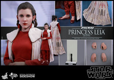 Star Wars ESB Sideshow Hot Toys 1 6 scale figure Princess Leia  Bespin  MMS508