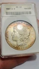 1902-O ANACS MS62 Morgan Dollar Vibrant Dual Sided Rainbow Tone Vintage Soapbox