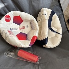 2 x balones de fútbol nunca usados 