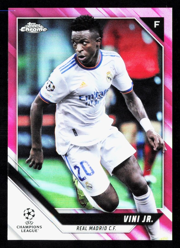 Vinicius Junior Vini Jr. 2021-22 Topps Chrome UEFA Champions Pink Ref. /175 #63