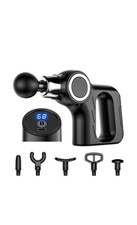 Professional Fascia Massage Gun 6 in 1. 30 Speed Digital LED Deep Tissue New